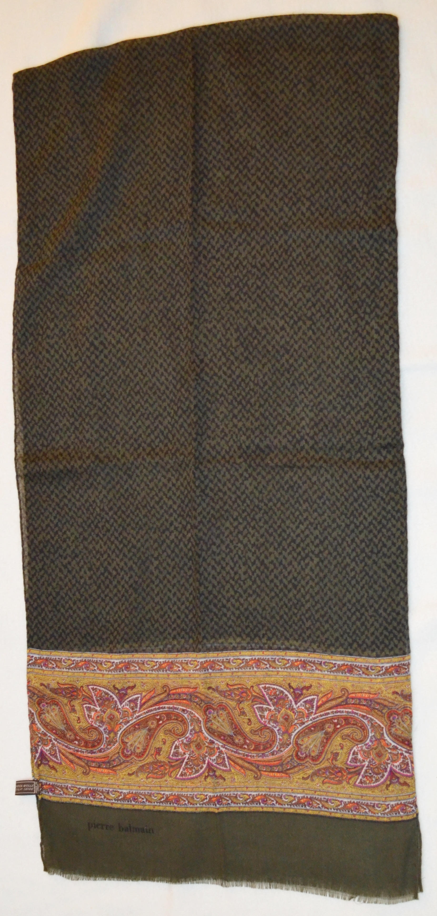 PIERRE BALMAIN SCARF WOOL & SILK