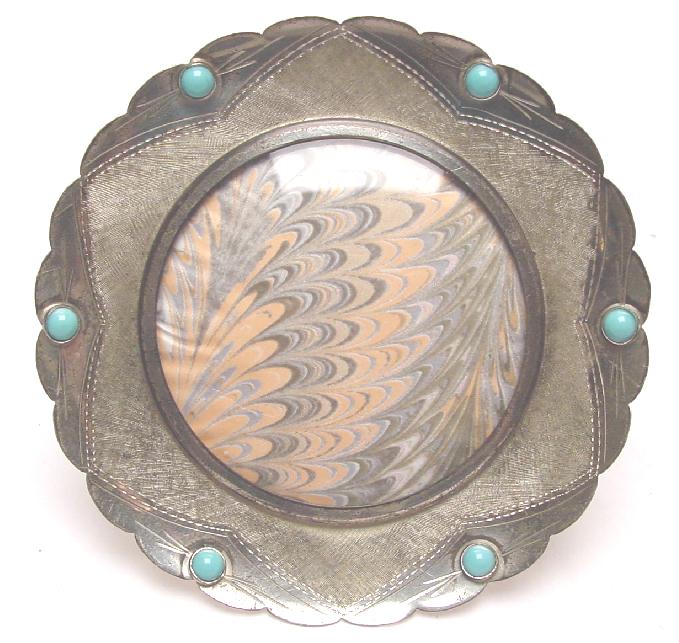 SMALL STERLING ROUND FRAME