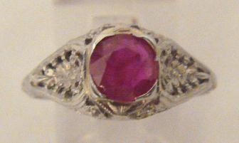 RED SPINEL RING